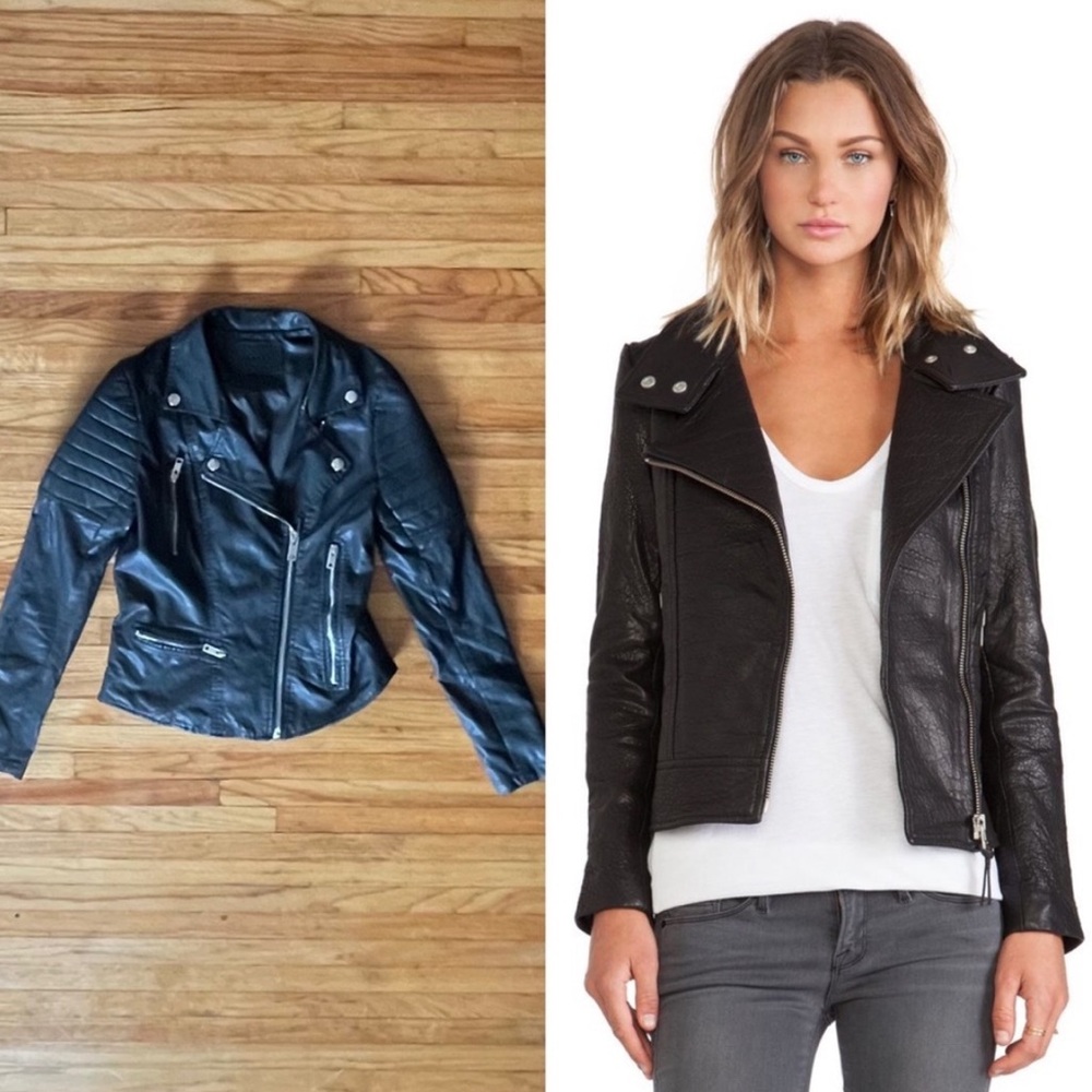 BLANK NYC Moto Jacket in Frankenstorm -AS IS
